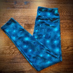 LuLaRoe Leggings Blue NWOT